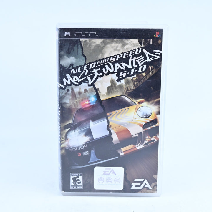 Need For Speed: Most Wanted 5-1-0 - Sony PSP Game + Manual - 5.1.0 / 5 1 0