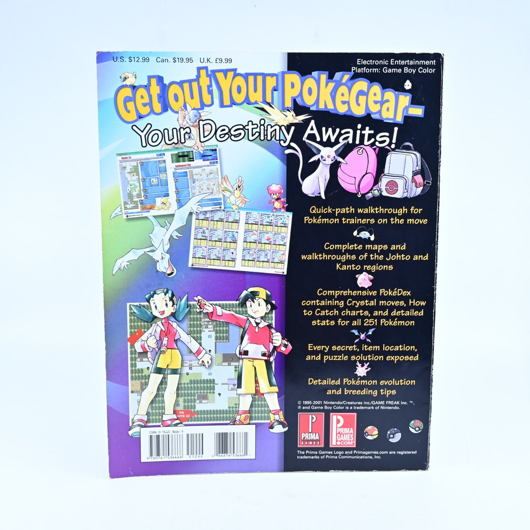 Pokemon Crystal Version - Paperback 2001 - The Official Strategy Guide by Prima