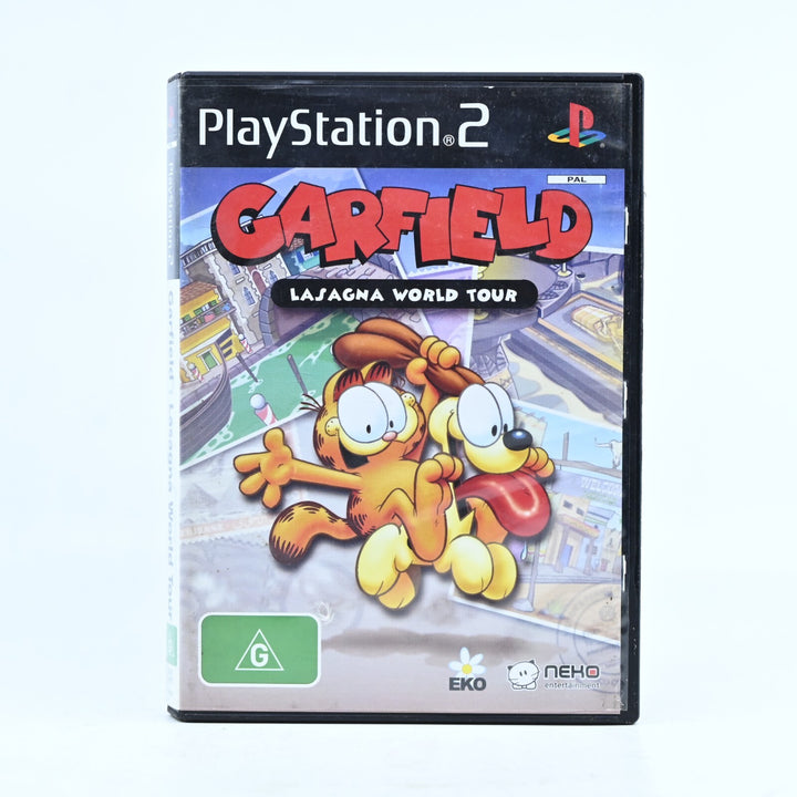 Garfield Lasagna World Tour - Sony Playstation 2 / PS2 Game + Manual - PAL