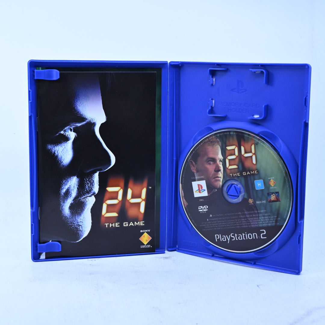 24: The Game - Sony Playstation 2 / PS2 Game + Manual - PAL - MINT DISC!