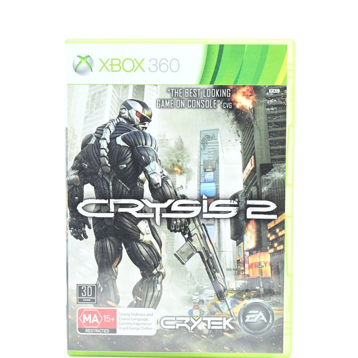 Crysis 2 - Xbox 360 Game + Manual - PAL - MINT DISC!