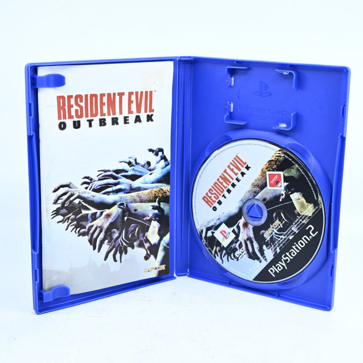 Resident Evil Outbreak - Sony Playstation 2 / PS2 Game + Manual - PAL