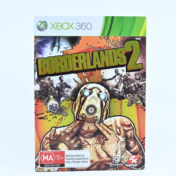 Borderlands 2 with Slipcover - Xbox 360 Game + Manual - PAL - MINT DISC!