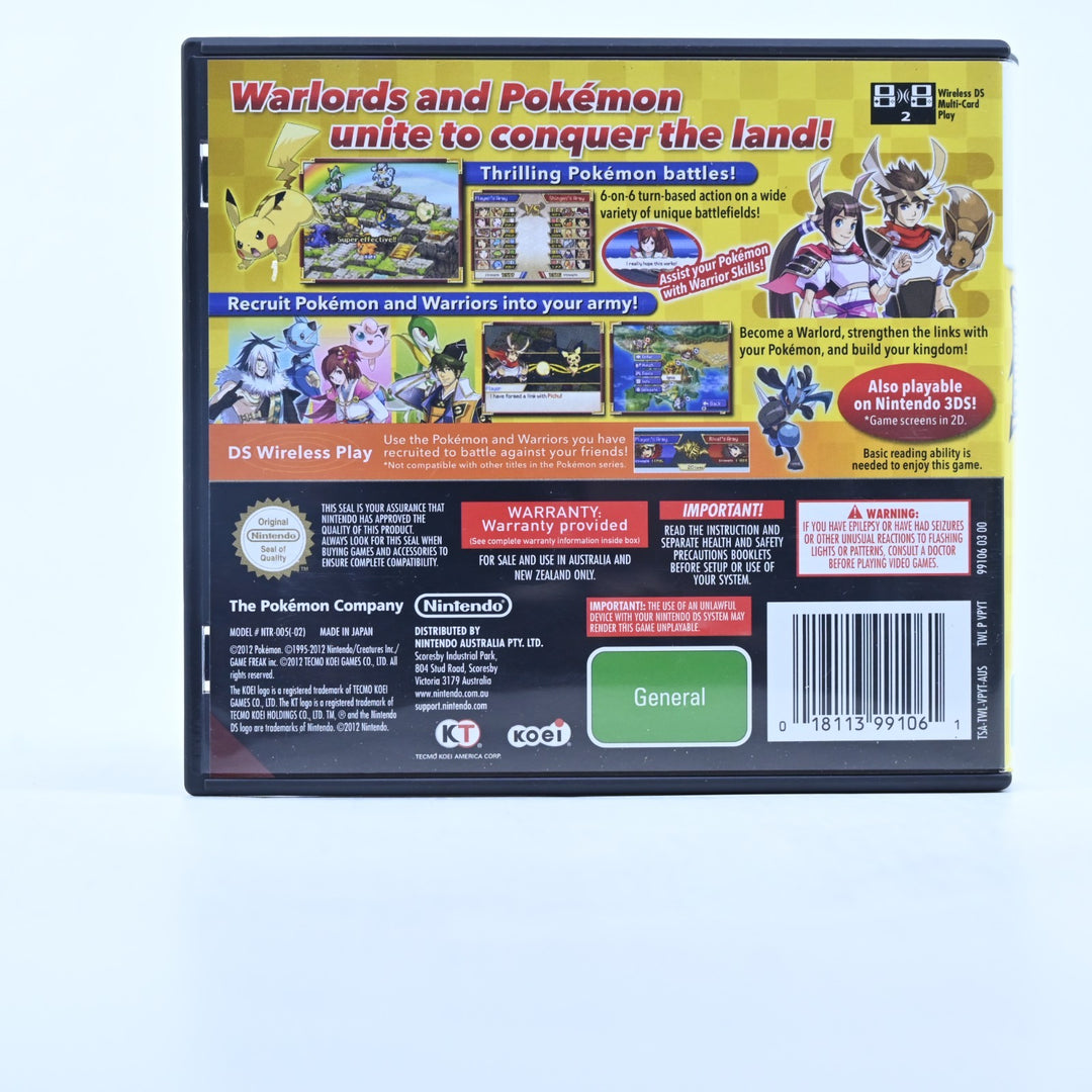 Pokemon Conquest - Nintendo DS Game - PAL + Manual - FREE POST!