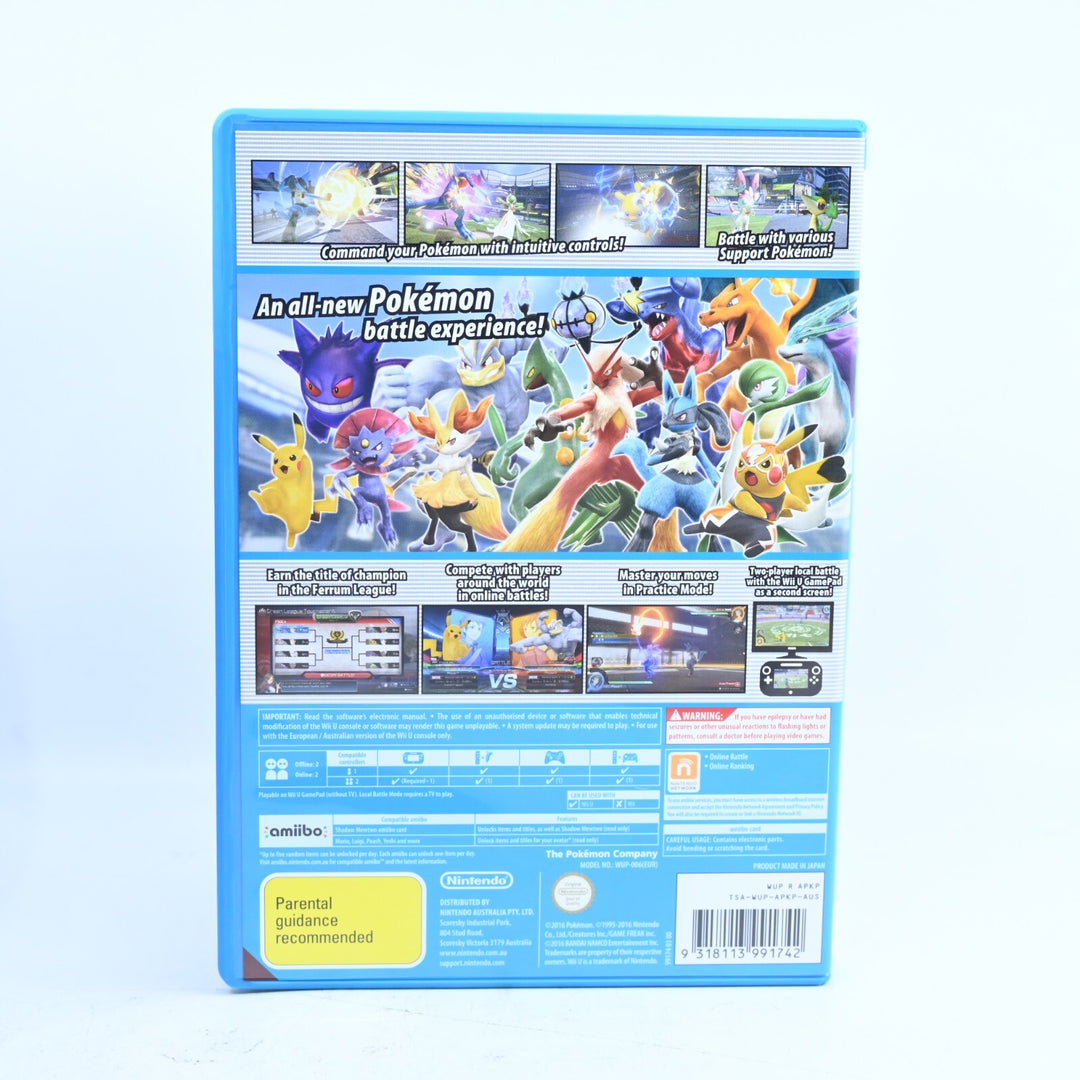 Pokken Tournament - No Amiibo Card - Nintendo Wii U Game - PAL - FREE POST!