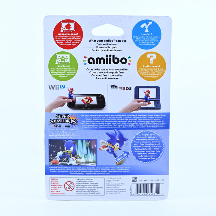 SEALED! Sonic Amiibo No. 26 - Super Smash Bros. Collection - Toy