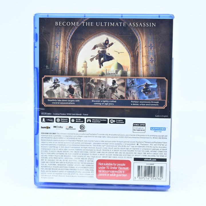 SEALED! Assassin's Creed Mirage - Sony Playstation 5 / PS5 Game - FREE POST!