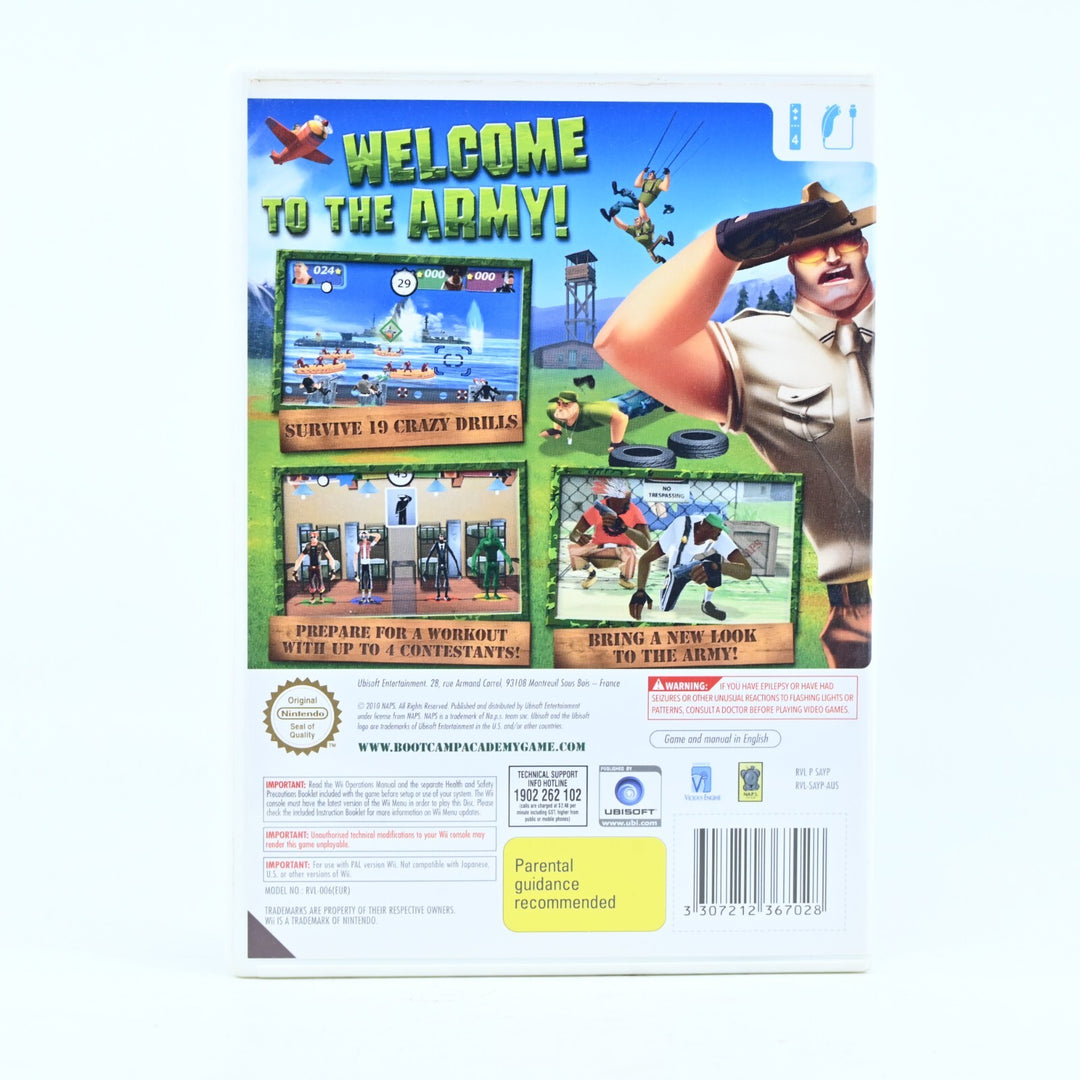 Boot Camp: Academy - Nintendo Wii Game + Manual - PAL - MINT DISC!