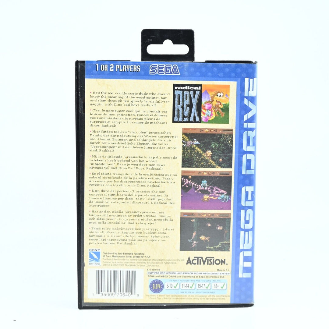 Radical Rex - No Manual - Sega Mega Drive Game - PAL - FREE POST!