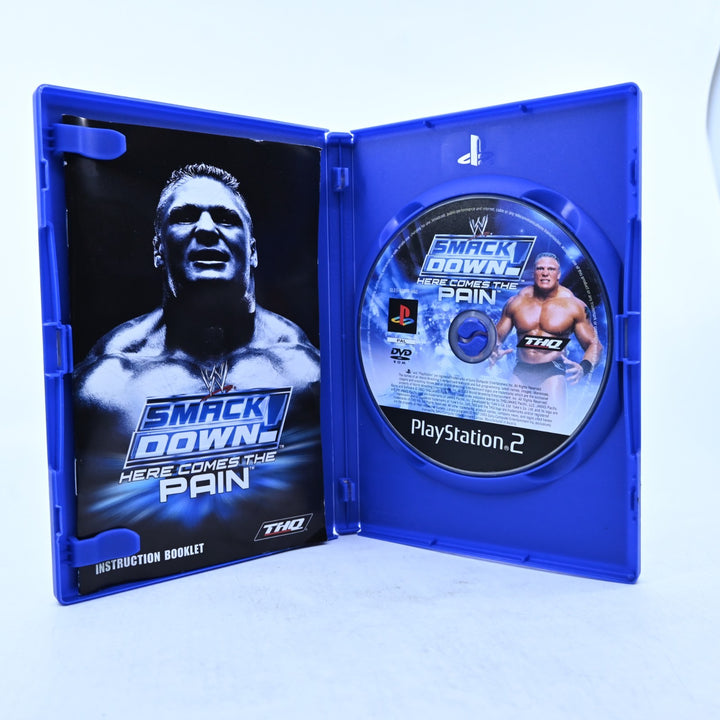 WWE SmackDown!: Here Comes the Pain - Sony Playstation 2 / PS2 Game + Manual