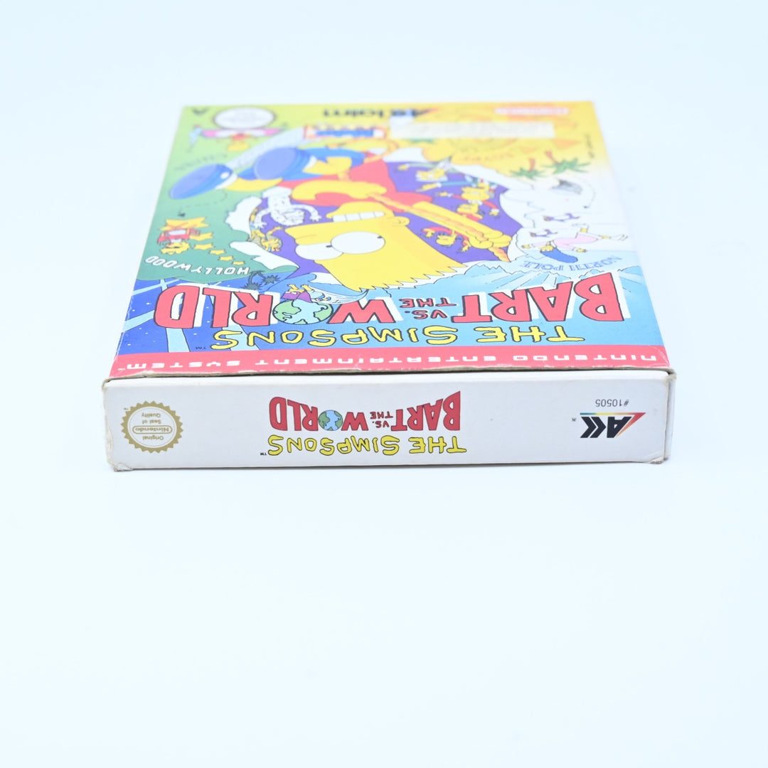 The Simpsons Bart Vs The World - NES Boxed Game - PAL - FREE POST!