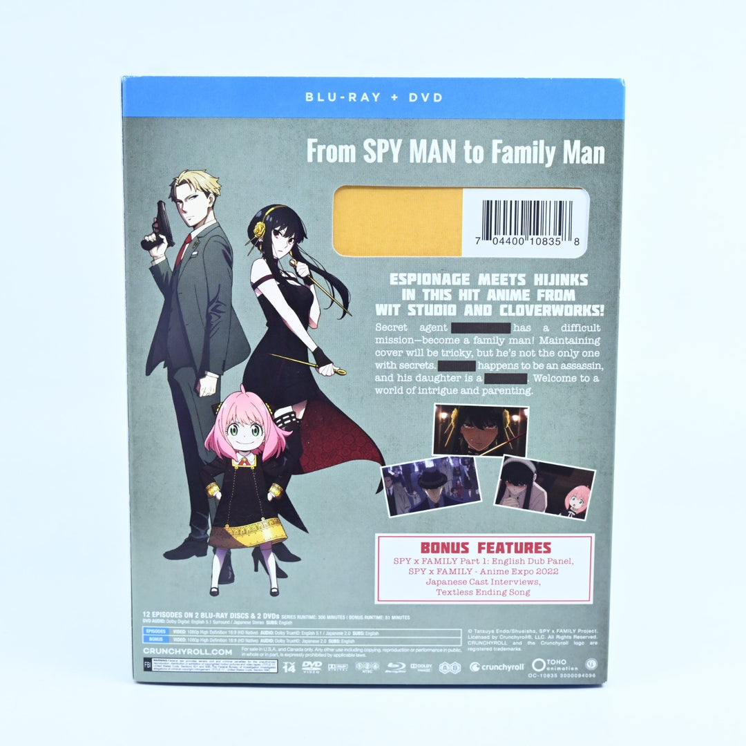 Spy x Family - Season 1 Part 1 - Region B - Anime Blu-ray