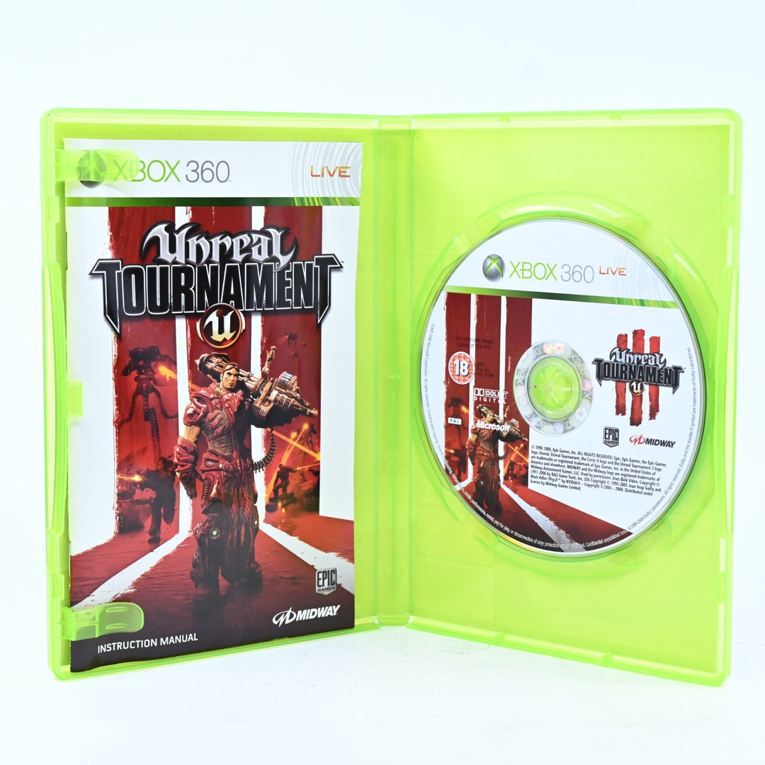 Unreal Tournament III 3 - Xbox 360 Game + Manual - PAL - MINT DISC!