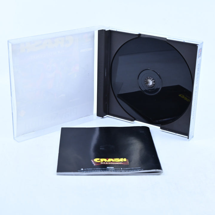 Crash Bandicoot - Sony Playstation 1 / PS1 Game + Manual - PAL
