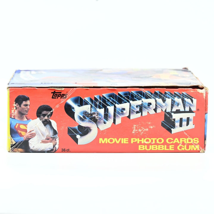 VINTAGE 1983 - Superman III Movie Trading Cards - Wax Box 36 Packs - Topps