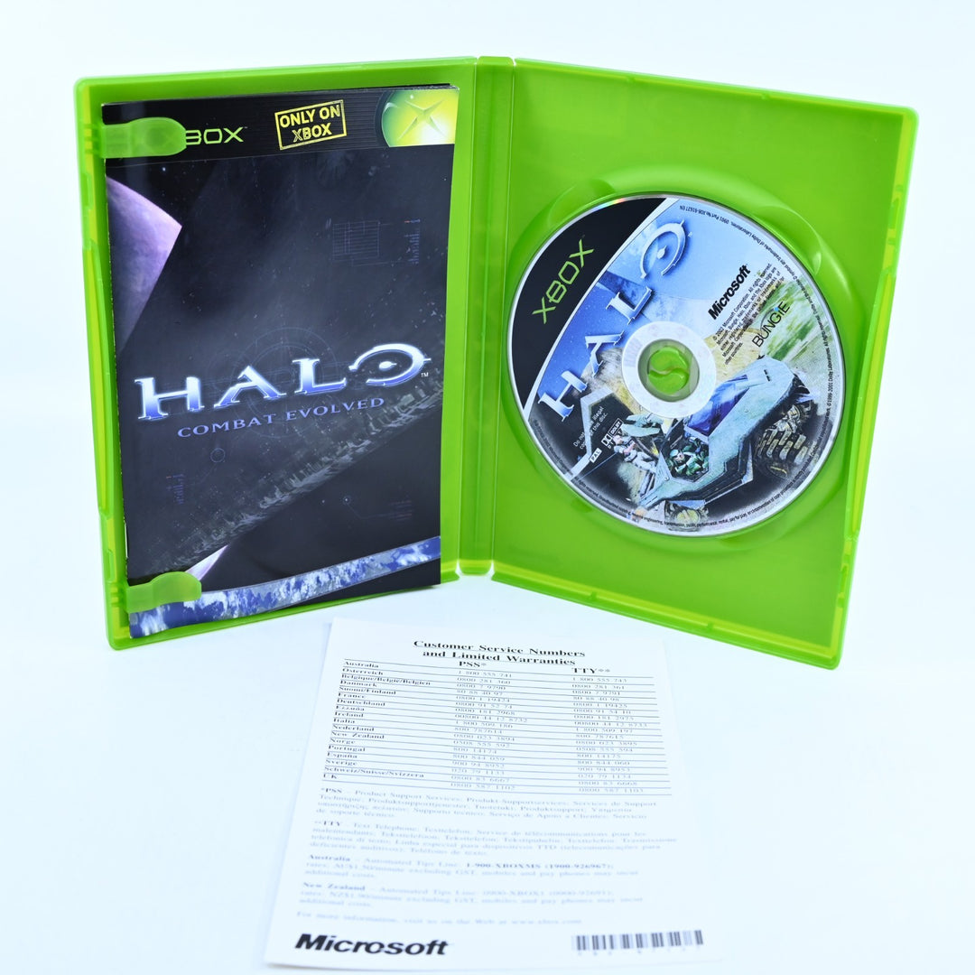 Halo: Combat Evolved - Original Xbox Game + Manual - PAL - MINT DISC!