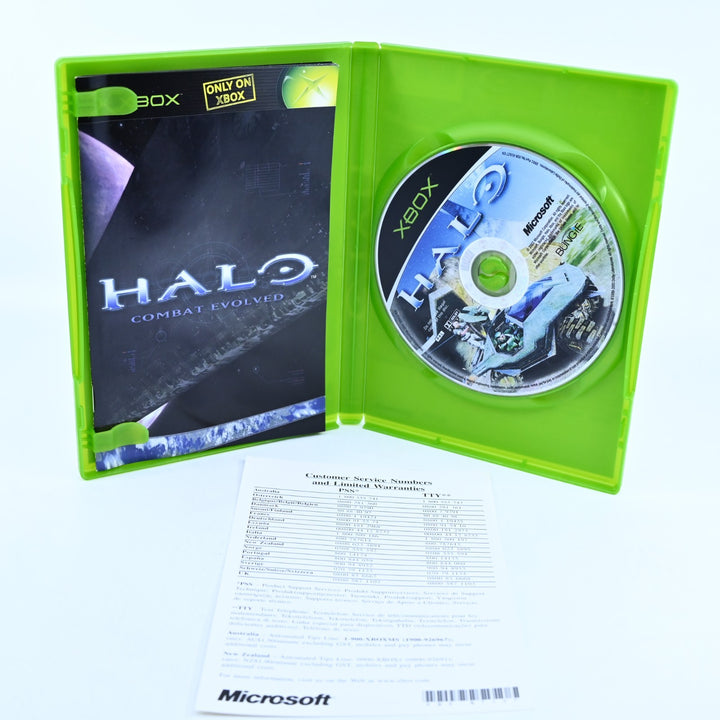 Halo: Combat Evolved - Original Xbox Game + Manual - PAL - MINT DISC!