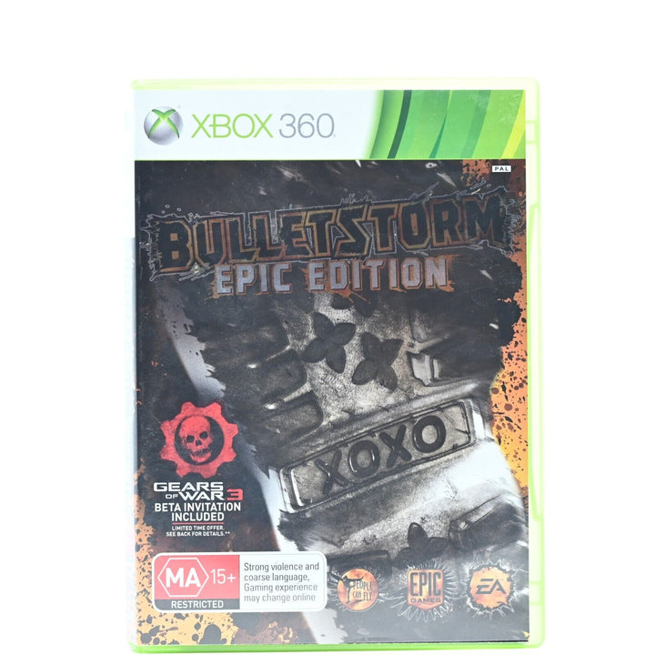 Bulletstorm Epic Edition - Xbox 360 Game + Manual - PAL - MINT DISC!