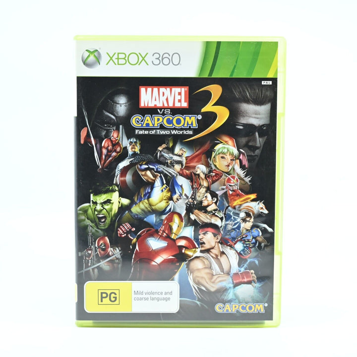 Marvel Vs. Capcom 3: Fate of Two Worlds - Xbox 360 Game + Manual - PAL