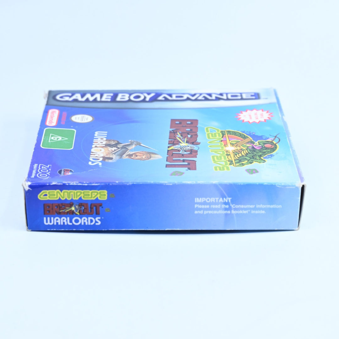 Centipede|Breakout|Warlords - GBA Boxed Game - PAL - FREE POST!