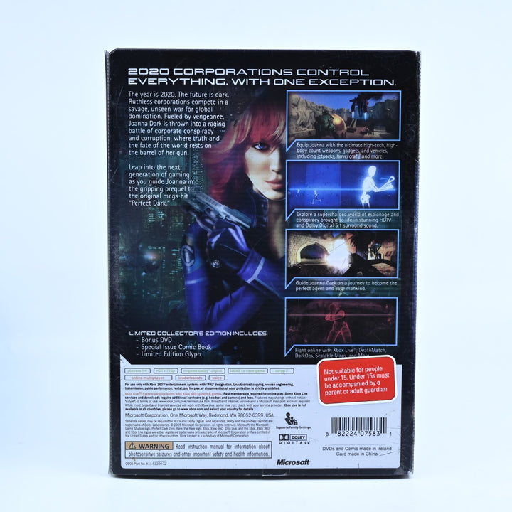 Perfect Dark Zero: Limited Collectors Edition - Xbox 360 Game + Manual - PAL