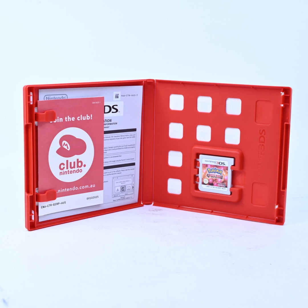 Pokemon Omega Ruby - Nintendo 3DS Game - PAL + Manual - FREE POST!