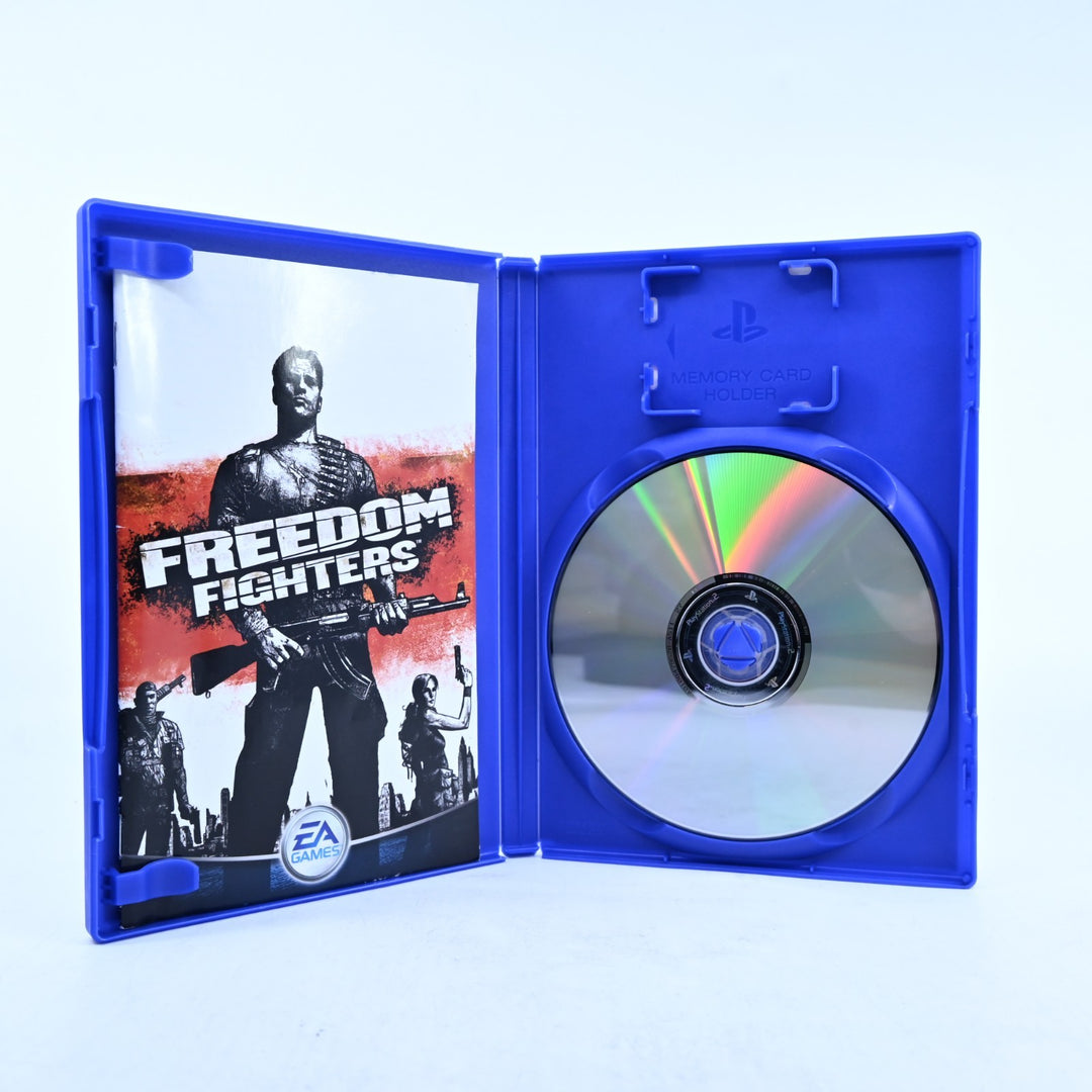 Freedom Fighters - Sony Playstation 2 / PS2 Game + Manual - PAL - MINT DISC!