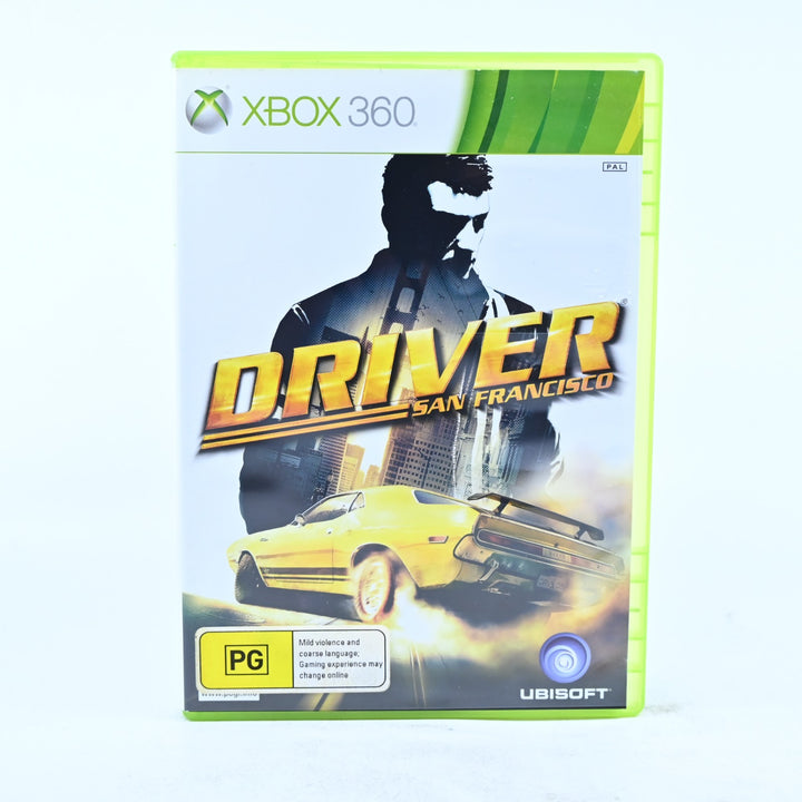 Driver San Francisco - Xbox 360 Game + Manual - PAL - MINT DISC!