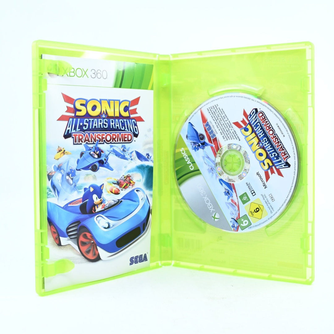 Sonic & All-Stars Racing Transformed - Xbox 360 Game + Manual - PAL - MINT DISC!