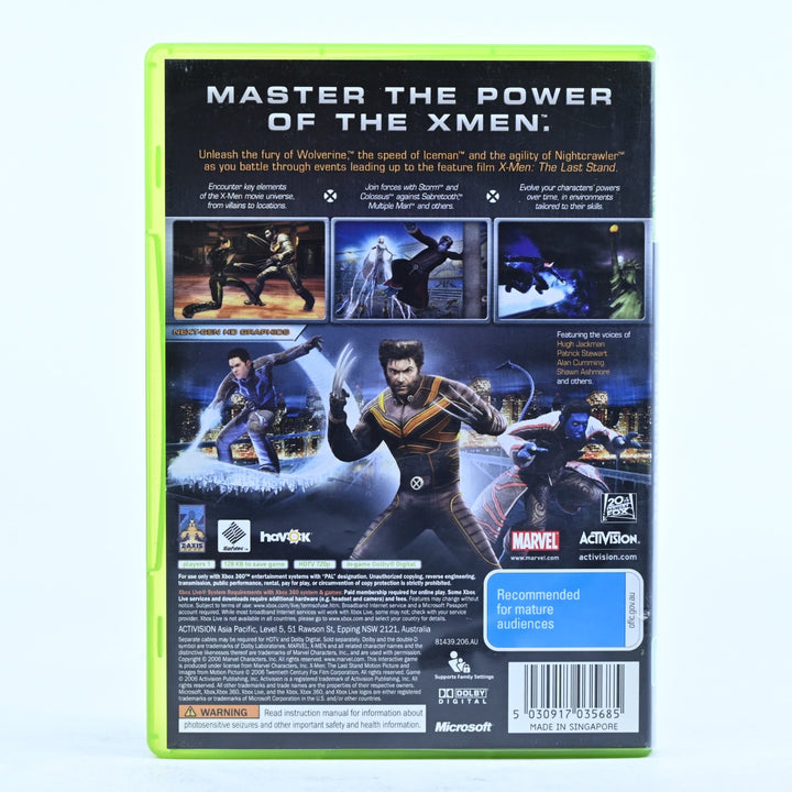 X-Men: The Official Game - Xbox 360 Game + Manual - PAL - MINT DISC!