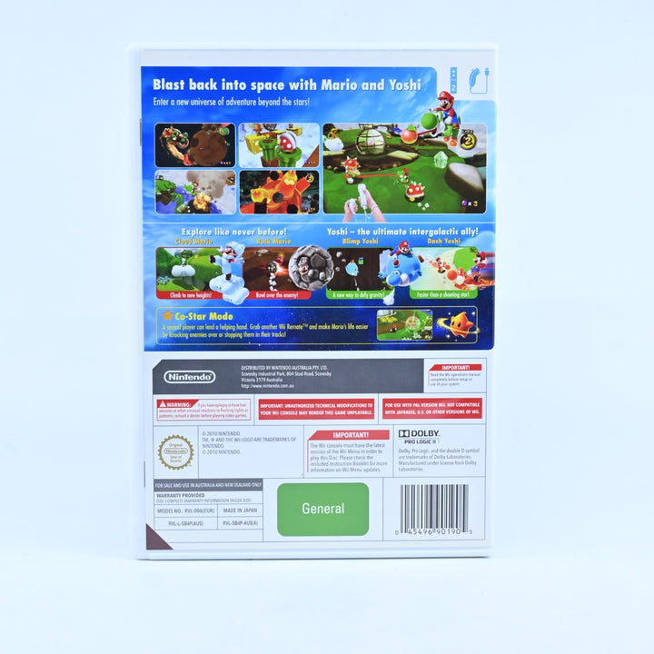 Super Mario Galaxy 2 + Tutorial Disc - Nintendo Wii Game + Manual - PAL