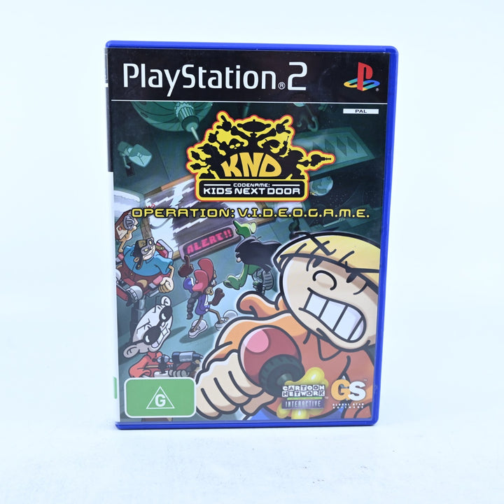 Codename: Kids Next Door Operation: VIDEOGAME - PS2 Game + Manual