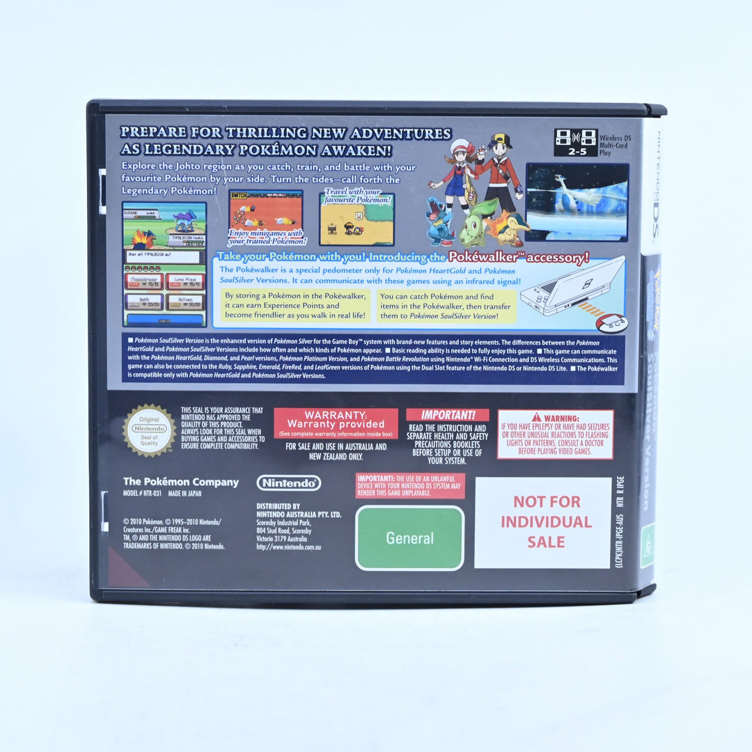 Pokemon SoulSilver - Nintendo DS Game - PAL + Manual - FREE POST! Soul Silver!