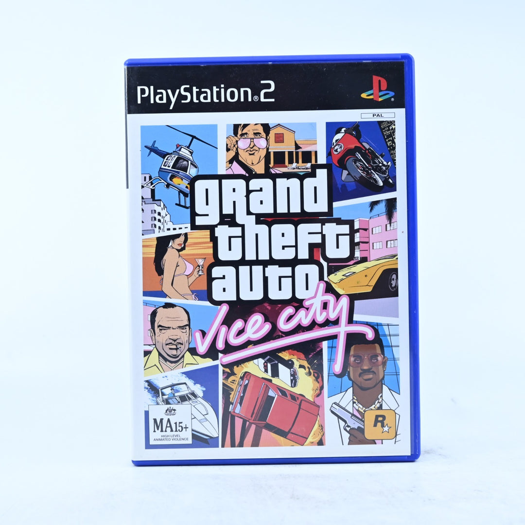 Grand Theft Auto: Vice City - Sony Playstation 2 / PS2 Game + Manual + Map - PAL