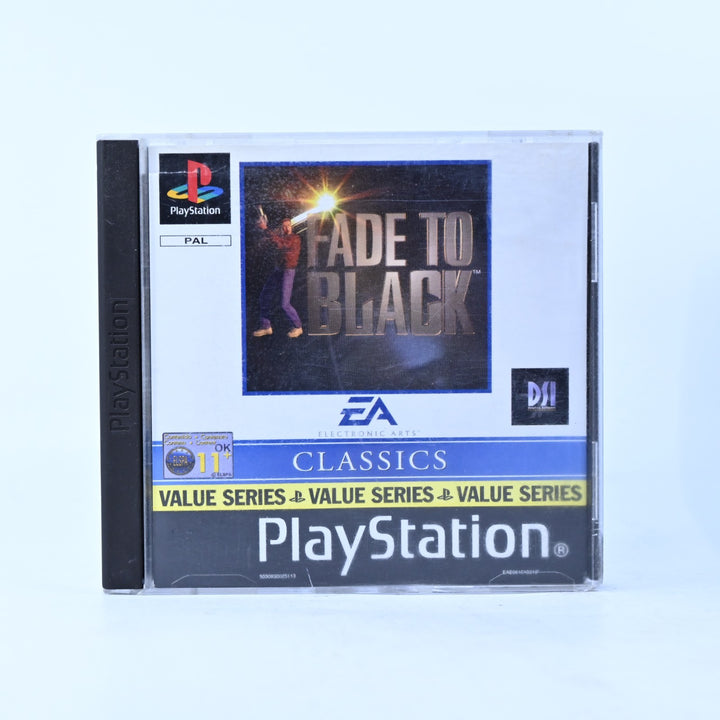 Fade to Black - Sony Playstation 1 / PS1 Game + Manual - PAL - MINT DISC!