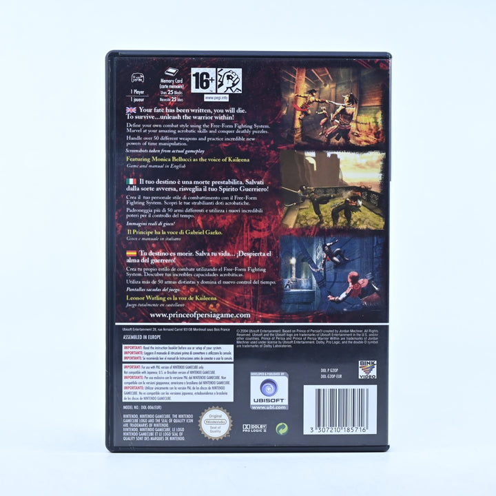 Prince of Persia Warrior Within - Nintendo Gamecube Game + Manual - PAL