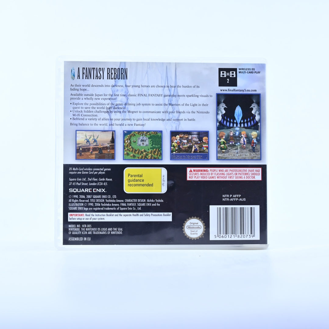 Final Fantasy III - Nintendo DS Game - PAL - No Manual - FREE POST!