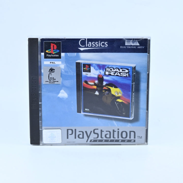 Road Rash - Sony Playstation 1 / PS1 Game + Manual - PAL - MINT DISC!