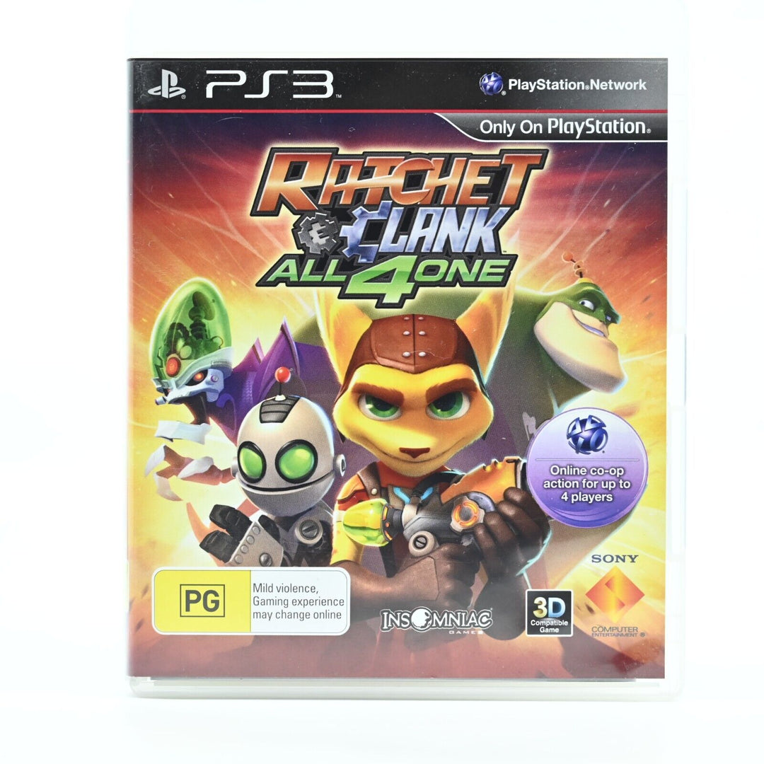 Ratchet and Clank: All 4 One - Sony Playstation 3 / PS3 Game - MINT DISC!