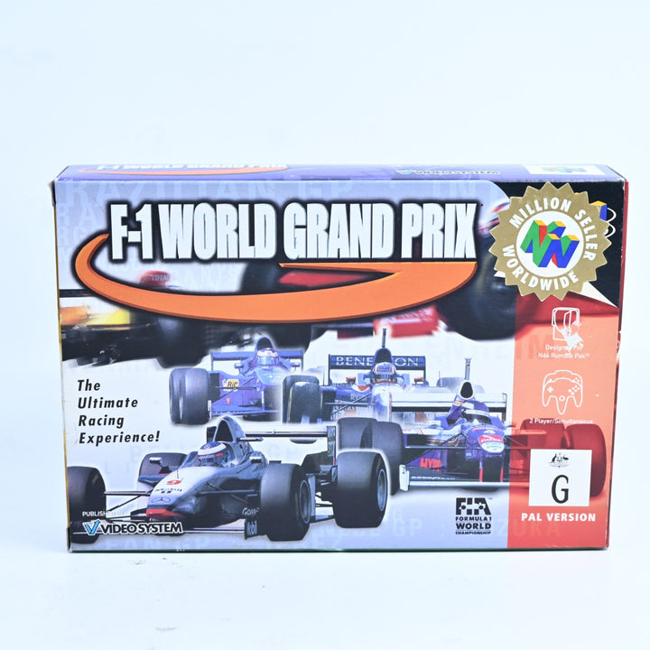 F-1 World Grand Prix - N64 / Nintendo 64 Boxed Game - PAL - FREE POST!