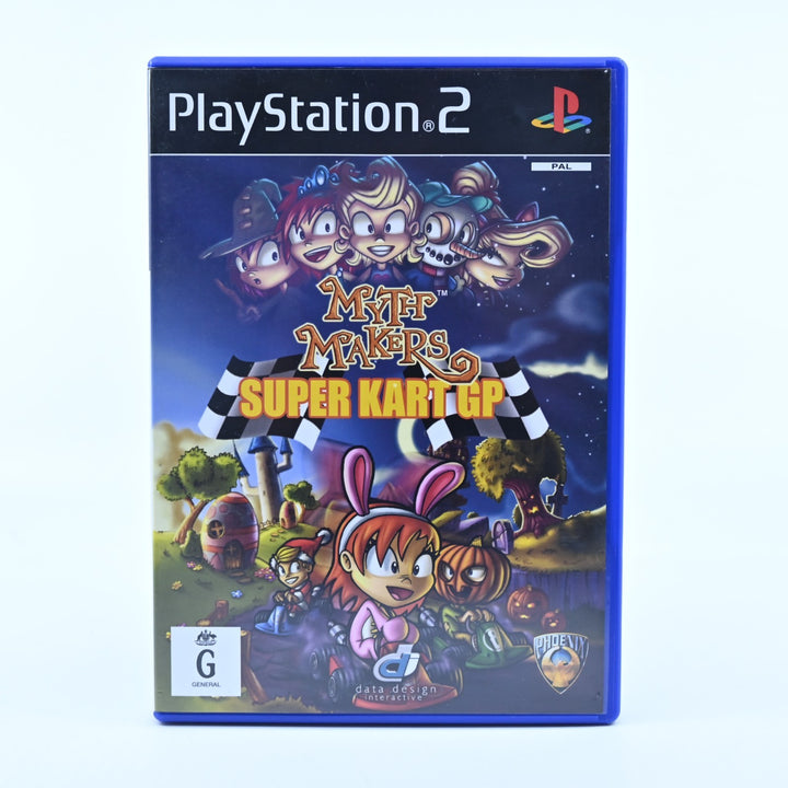 Myth Makers Super Kart GP - Sony Playstation 2 / PS2 Game + Manual - PAL