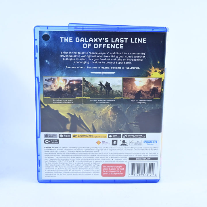 Helldivers 2 - Sony Playstation 5 / PS5 Game - MINT DISC!