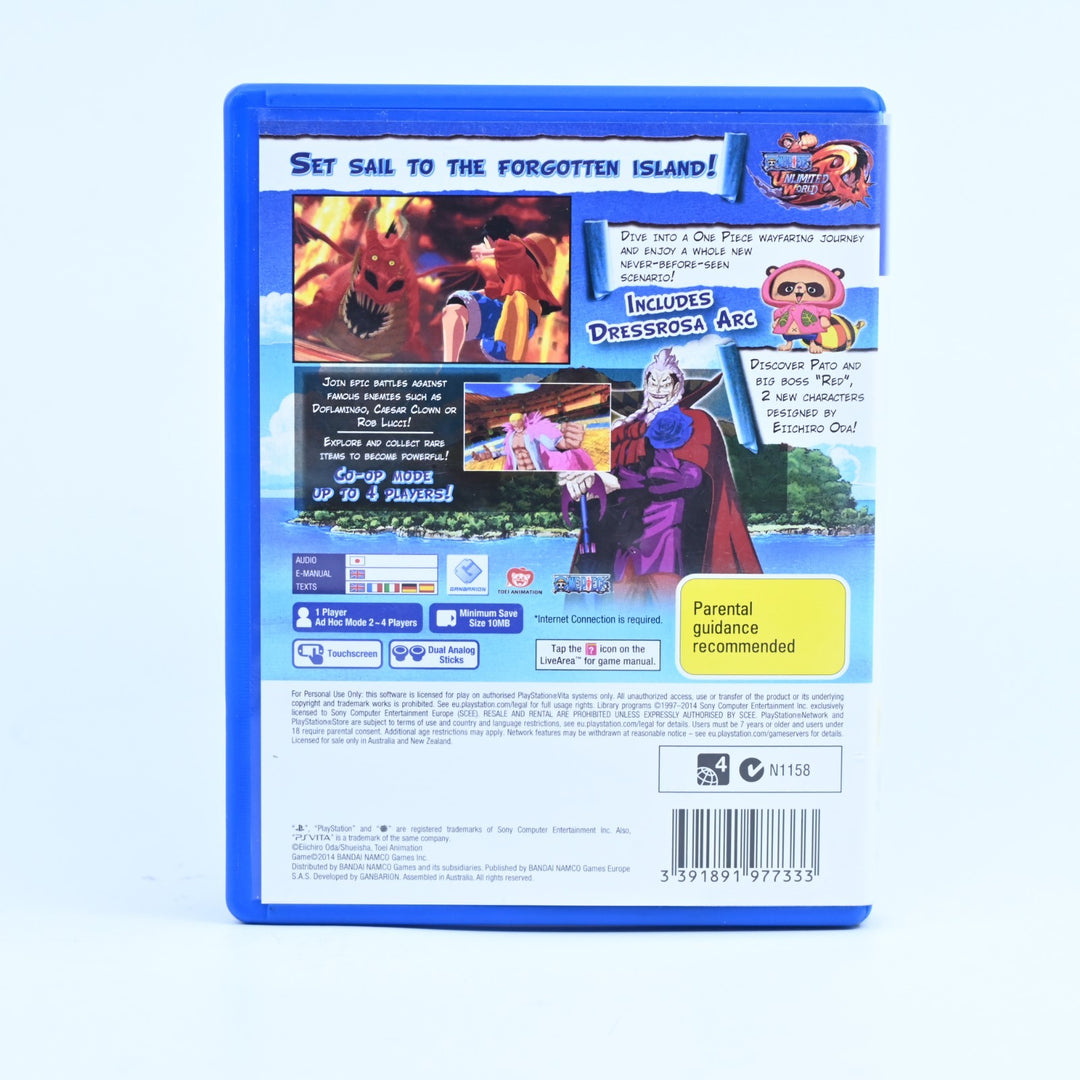 One Piece: Unlimited World Red - Sony PS Vita Game - FREE POST!