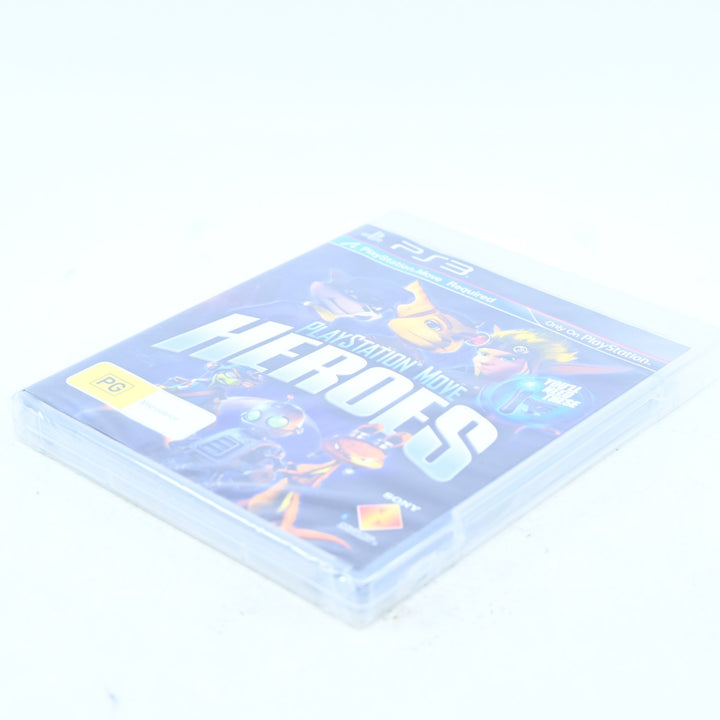 SEALED! PlayStation Move: Heroes - Sony Playstation 3 / PS3 Game + Manual