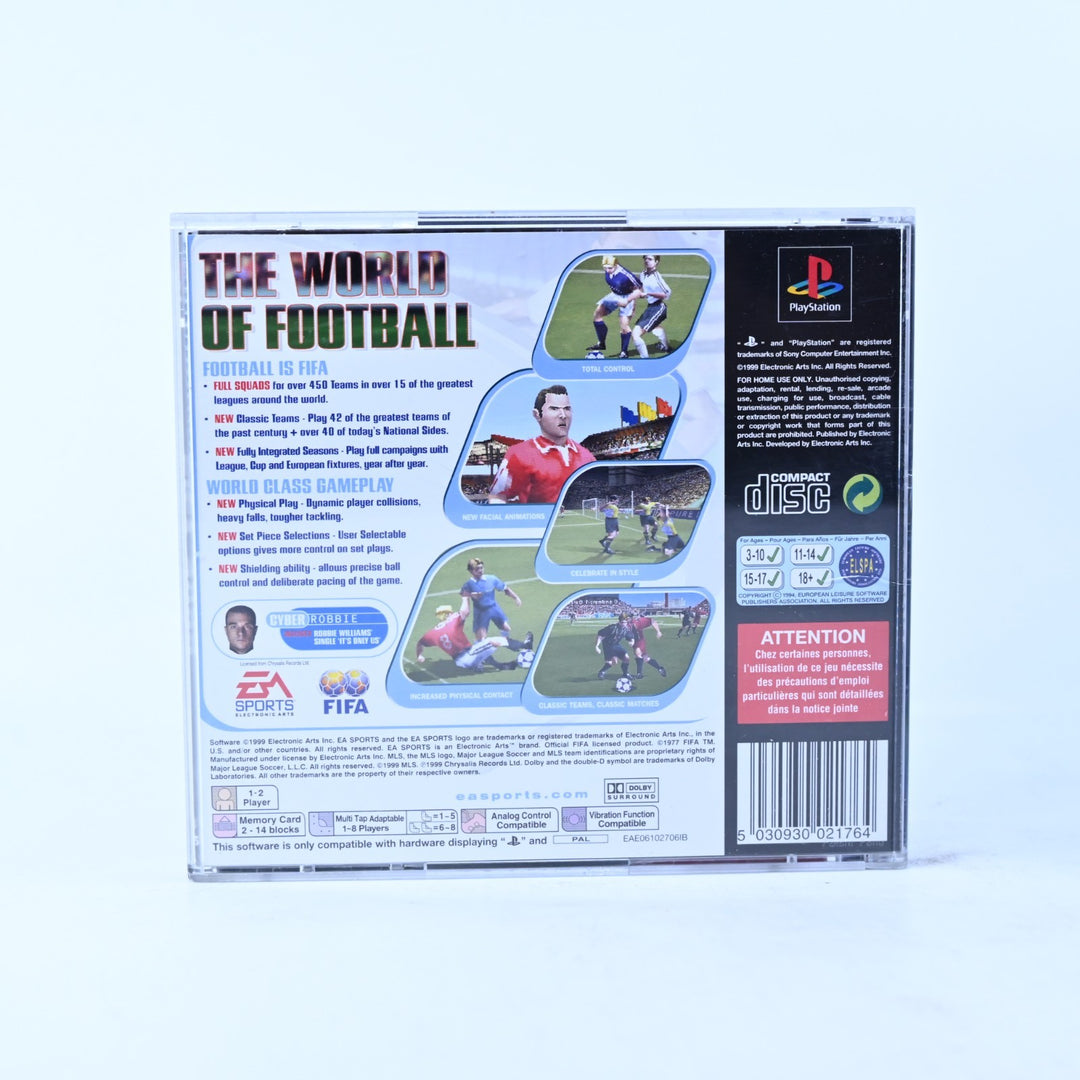 FIFA 2000 - Sony Playstation 1 / PS1 Game + Manual - PAL - MINT DISC!