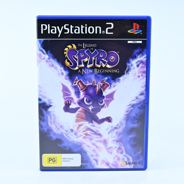 The Legend of Spyro: A New Beginning - Sony Playstation 2 / PS2 Game + Manual