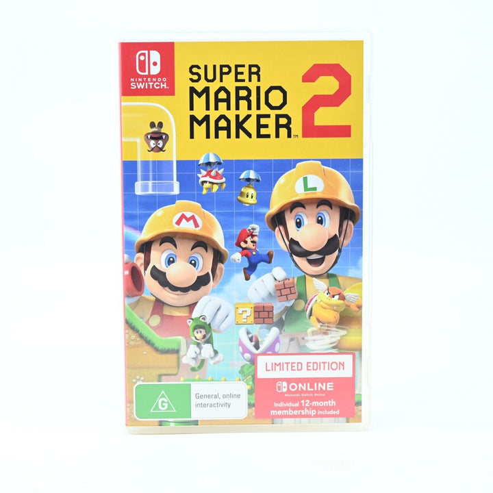 Super Mario Maker 2 Limited Edition - Nintendo Switch Game - FREE POST!