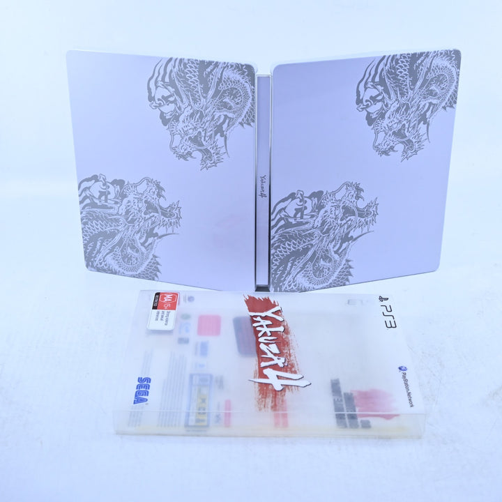 Yakuza 4 Shiro Edition - Sony Playstation 3 / PS3 Game + Manual + Steelbook
