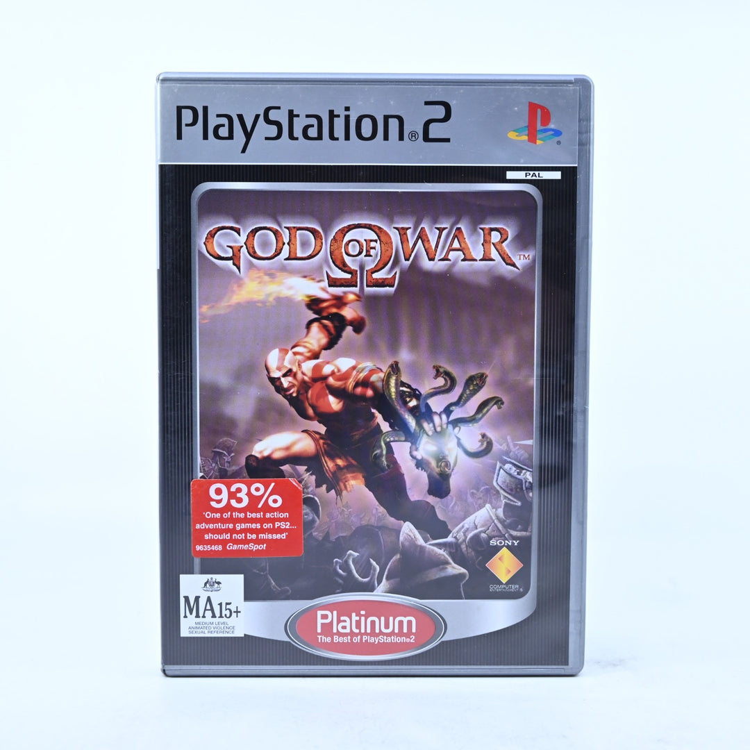 God of War - Sony Playstation 2 / PS2 Game + Manual - PAL - MINT DISC!