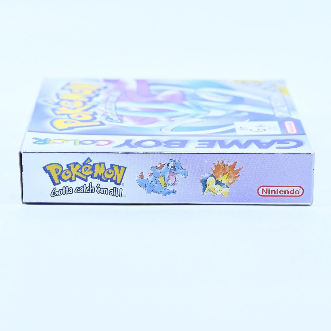 Pokemon Crystal Version - Nintendo Gameboy Color Boxed Game - PAL - NEW BATTERY!
